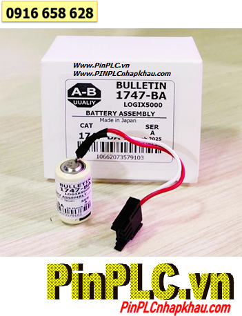 Allen Bradley 1747-BA; Pin nuôi nguồn Allen Bradley 1747-BA chính hãng _Xuất xứ NHẬT 